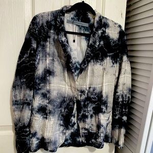 Raquel Allegra Blazer XS, silk, tie die, like new condition
